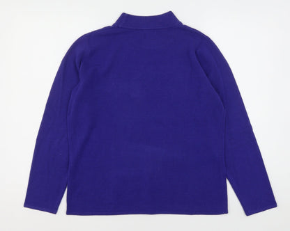 Womens UK Size M Bonmarché Blue Pullover Jumper