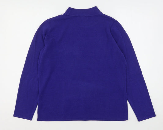 Womens UK Size M Bonmarché Blue Pullover Jumper