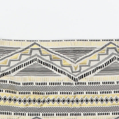 Boohoo Womens Multicoloured Geometric Viscose Mini Skirt Size 8