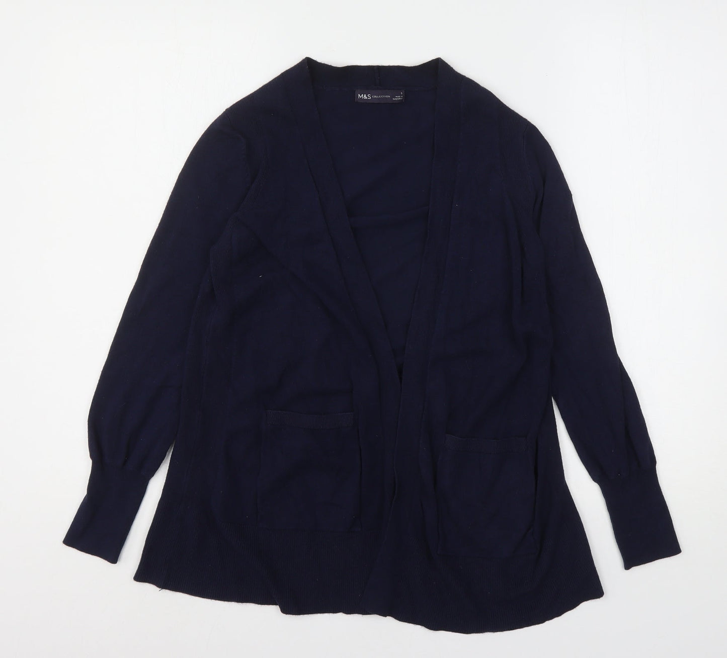 Womens UK Size S Marks and Spencer Blue Cardigan Jumper