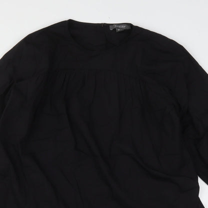 Primark Womens Black  Cotton A-Line  Size 10  Round Neck
