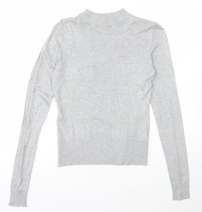 Womens UK Size 8 New Look Grey Pullover Jumper