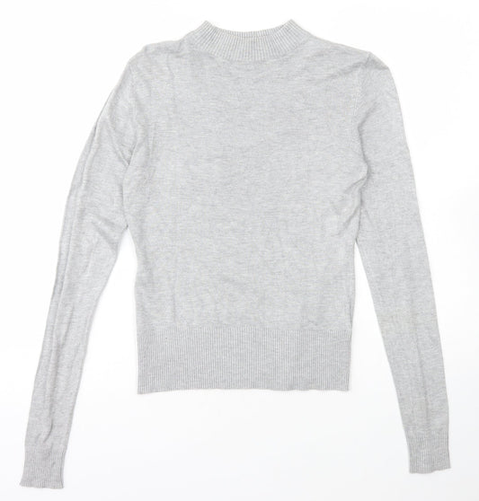Womens UK Size 8 New Look Grey Pullover Jumper