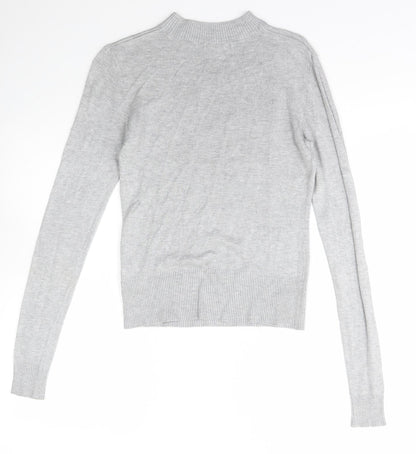 Womens UK Size 8 New Look Grey Pullover Jumper