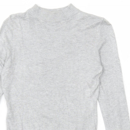 Womens UK Size 8 New Look Grey Pullover Jumper