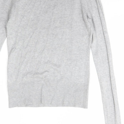 Womens UK Size 8 New Look Grey Pullover Jumper