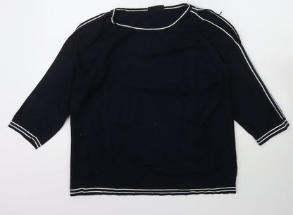 Womens UK Size M Wallis Blue Pullover Jumper