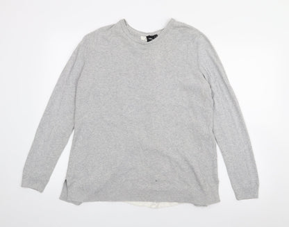 Womens UK Size 10 ASOS Grey Pullover Jumper