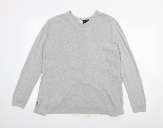 Womens UK Size 10 ASOS Grey Pullover Jumper