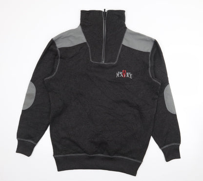 Renegade Club  Mens Grey High Neck  Polyester Pullover Jumper Size M