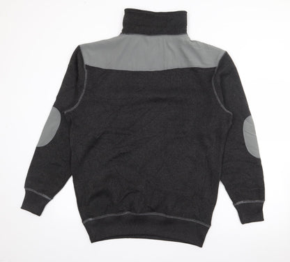 Renegade Club  Mens Grey High Neck  Polyester Pullover Jumper Size M