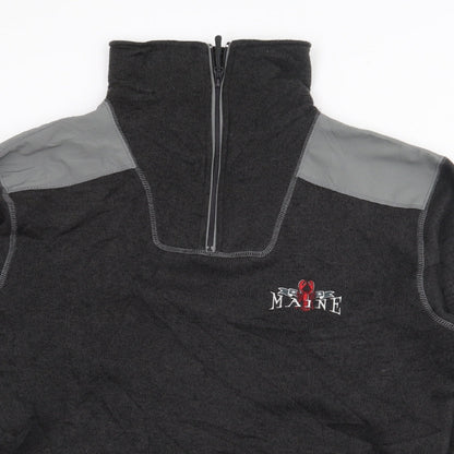 Renegade Club  Mens Grey High Neck  Polyester Pullover Jumper Size M