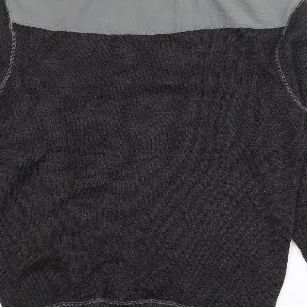 Renegade Club  Mens Grey High Neck  Polyester Pullover Jumper Size M