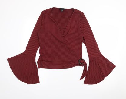 Womens UK Size 14 New Look Red Pullover Jumper