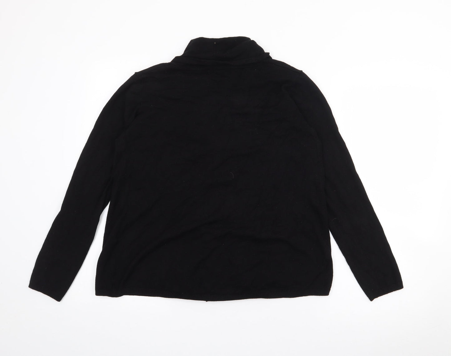 Womens UK Size M Dunnes Stores Black Cardigan Jumper