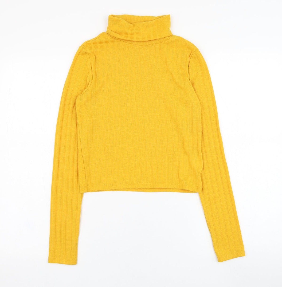 Womens UK Size S H&M Yellow Pullover Jumper