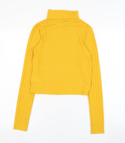 Womens UK Size S H&M Yellow Pullover Jumper