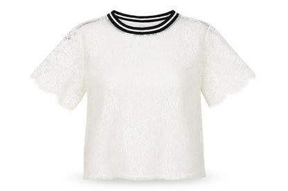 Womens UK Size XS H&M White Basic T-Shirt