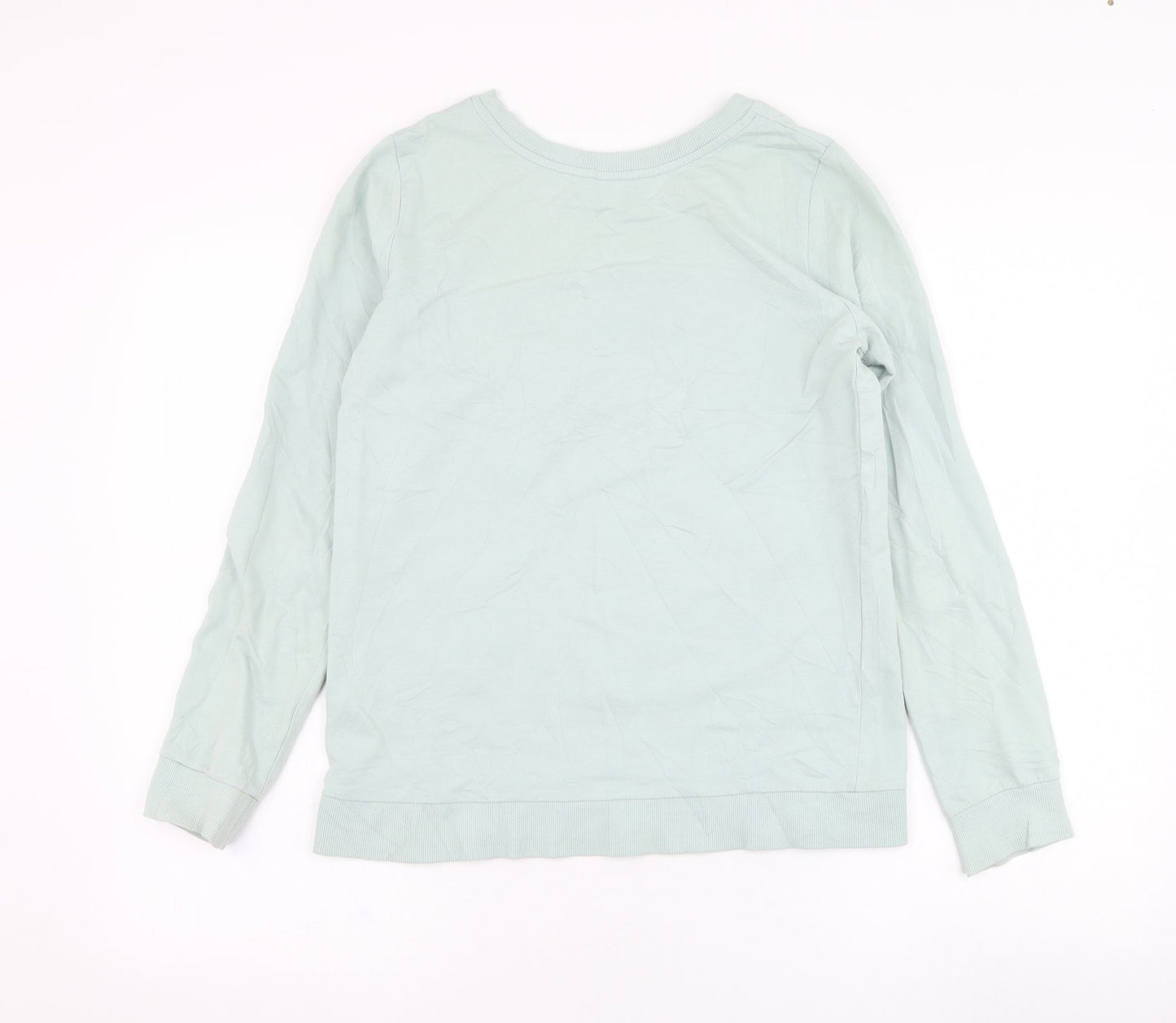 H&M Girls Green  Cotton Pullover Sweatshirt Size 13-14 Years  Pullover - New York
