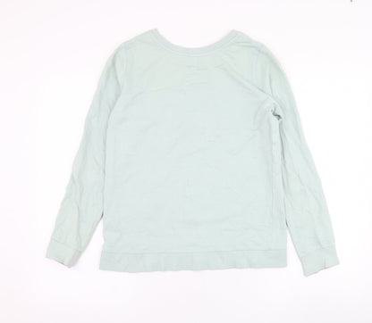 H&M Girls Green  Cotton Pullover Sweatshirt Size 13-14 Years  Pullover - New York