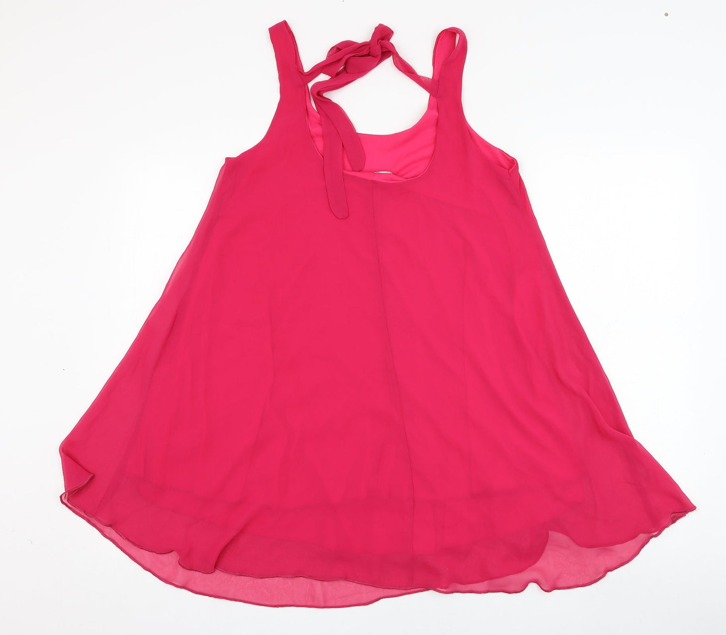 Womens UK Size S Love Pink Tunic Tank