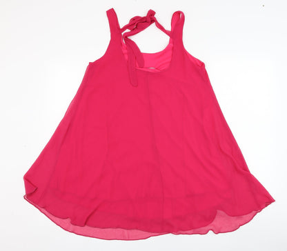 Womens UK Size S Love Pink Tunic Tank