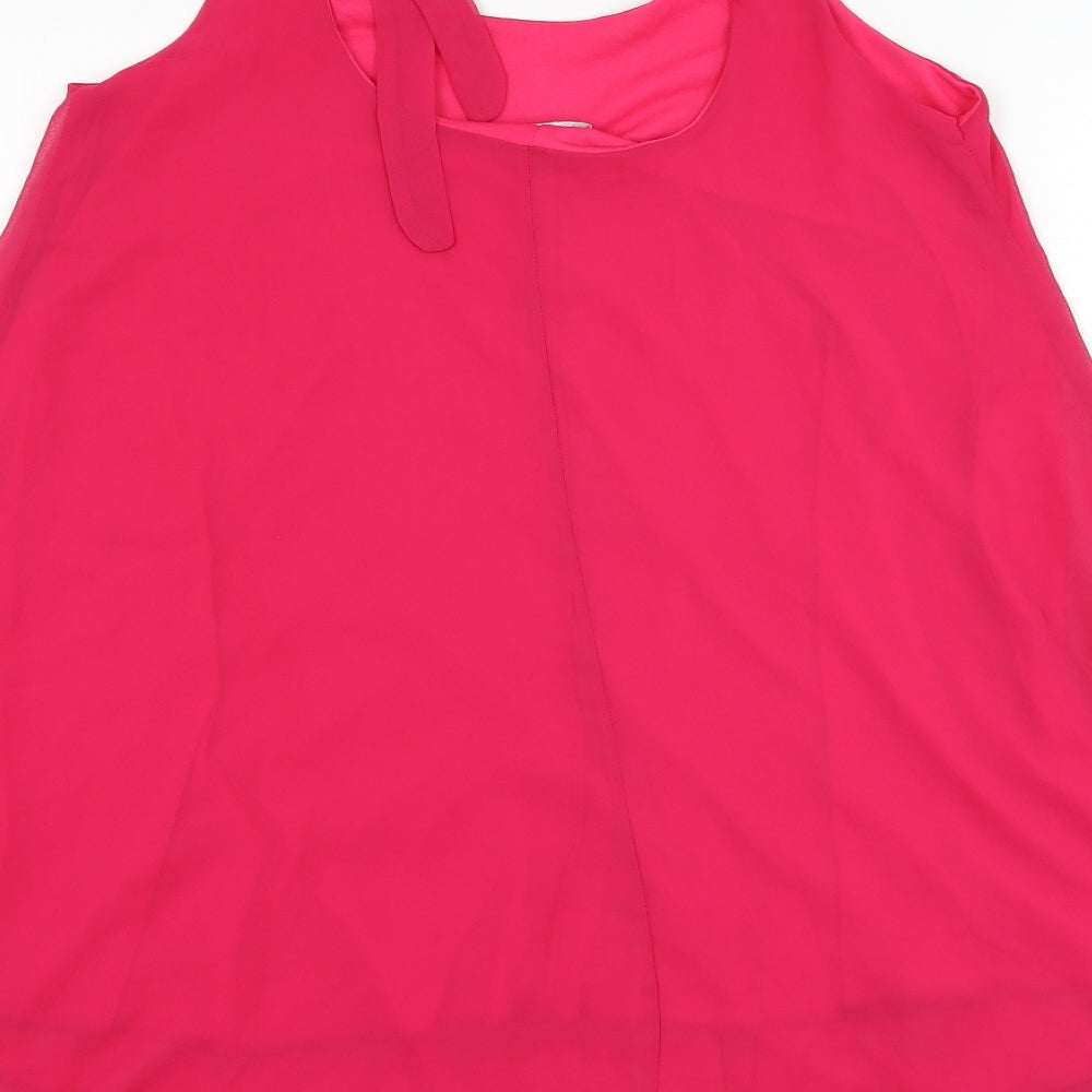 Womens UK Size S Love Pink Tunic Tank