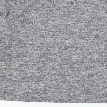New Look Womens Grey Round Neck  Polyester Pullover Jumper Size L