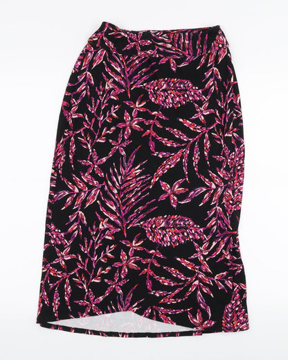 Artisanny Womens Multicoloured Floral Rayon A-Line Skirt Size XS