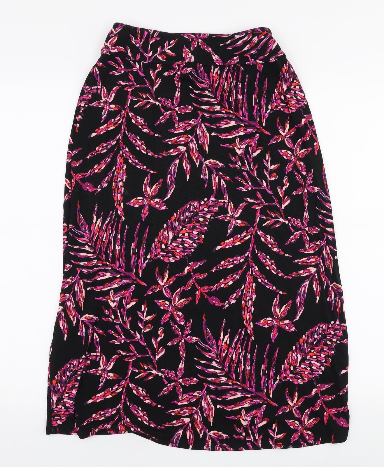 Artisanny Womens Multicoloured Floral Rayon A-Line Skirt Size XS