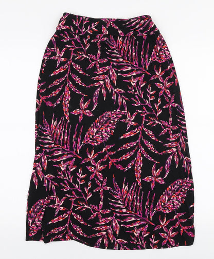 Artisanny Womens Multicoloured Floral Rayon A-Line Skirt Size XS