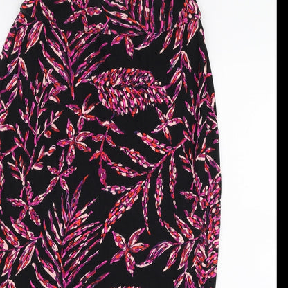 Artisanny Womens Multicoloured Floral Rayon A-Line Skirt Size XS