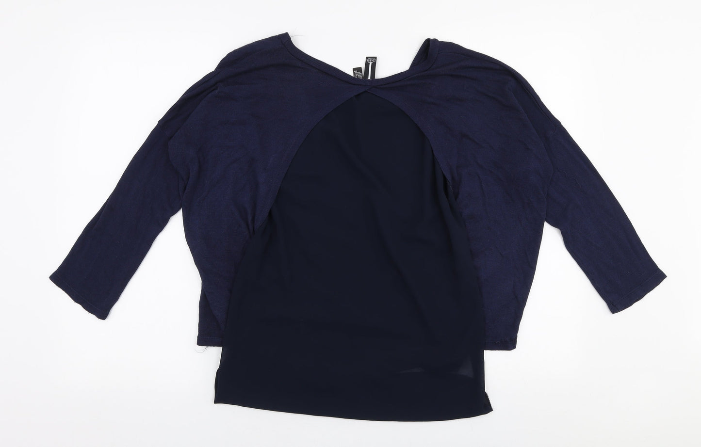 Womens UK Size 8 Izabel London Blue Pullover Jumper