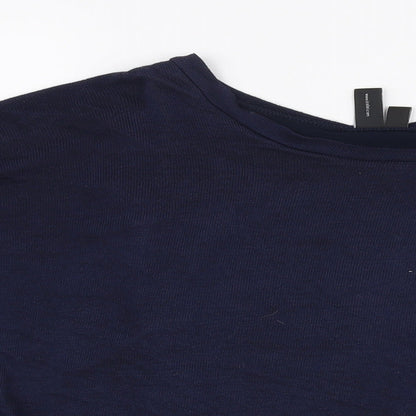 Womens UK Size 8 Izabel London Blue Pullover Jumper
