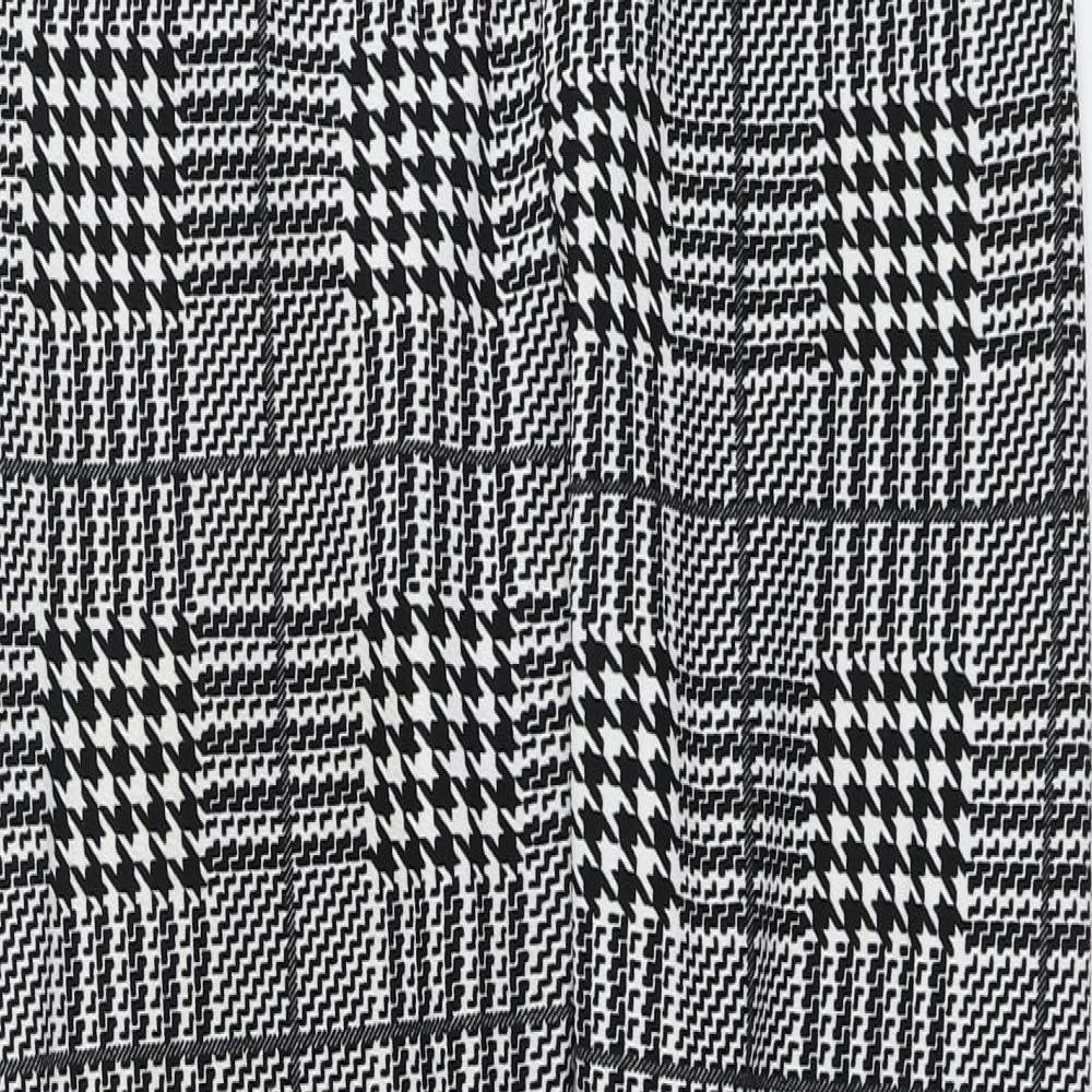 SheIn Womens Multicoloured Houndstooth Polyester Jogger Leggings  L26 in