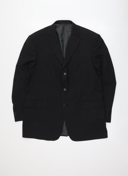 Mens UK Size M M&S Black Jacket