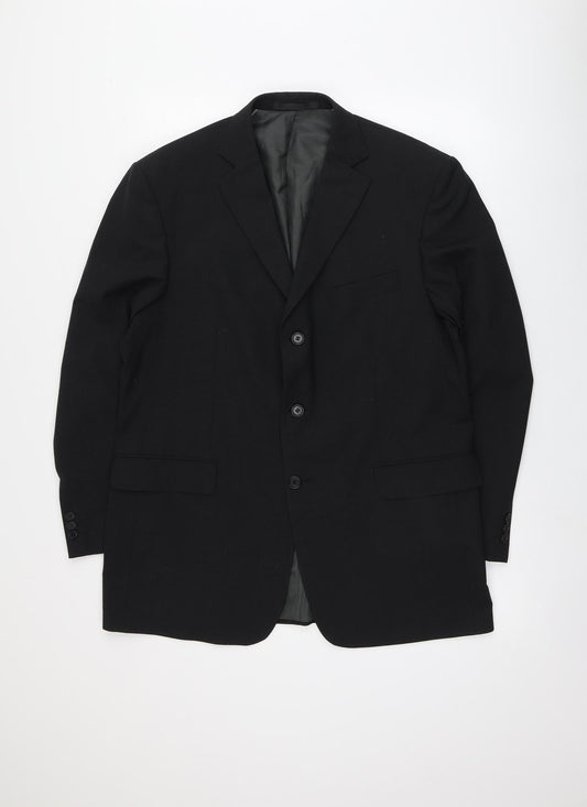 Mens UK Size M M&S Black Jacket