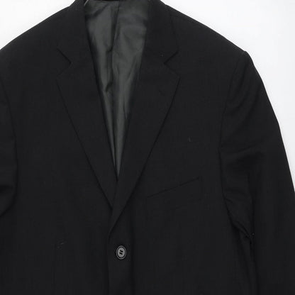 Mens UK Size M M&S Black Jacket