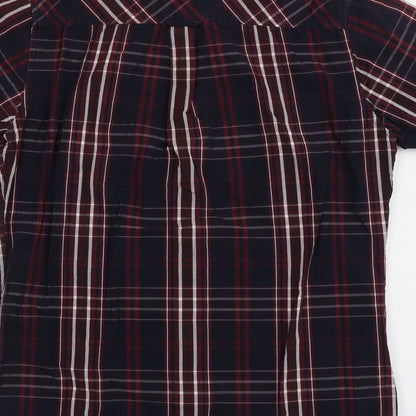 Mens UK Size S Twisted Soul Multicoloured  Button-Up Short Sleeve Casual Shirt