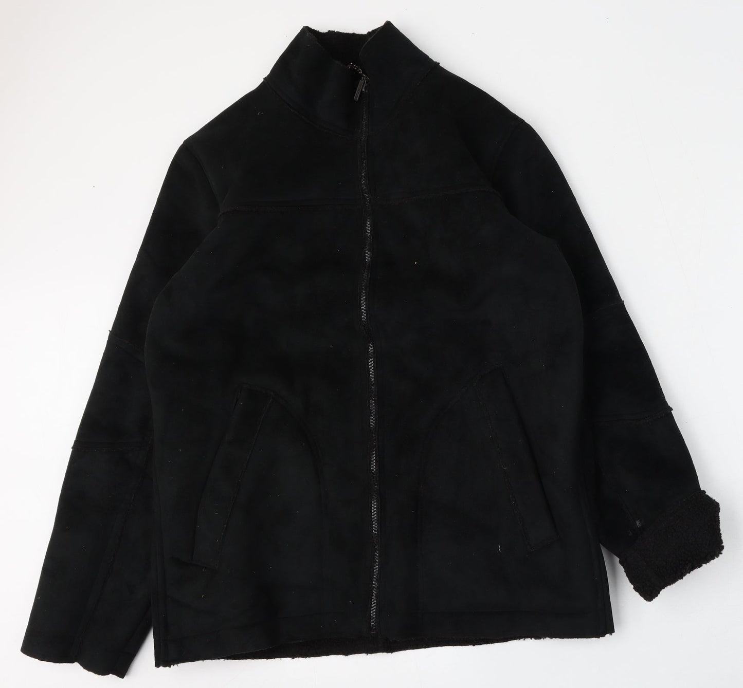 Mens UK Size M Soul Brother Black Jacket