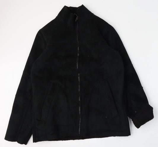 Mens UK Size M Soul Brother Black Jacket