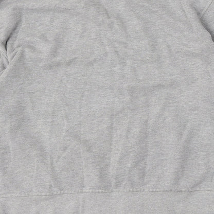Topshop Mens Grey  Cotton Pullover Sweatshirt Size S
