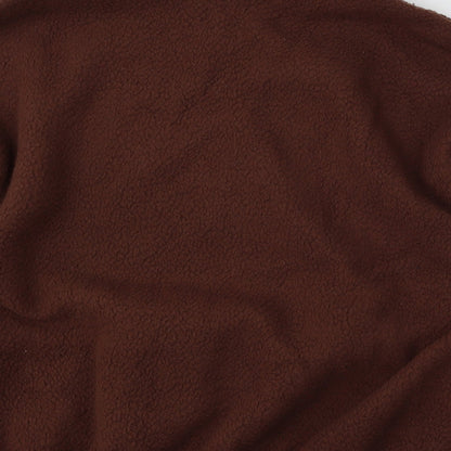 SheIn Womens Brown  Polyester Pullover Sweatshirt Size M  Zip