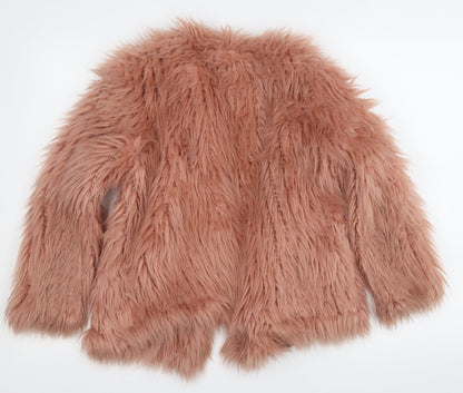 Womens UK Size 10 River Island Pink Jacket