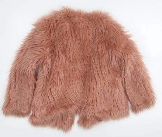 Womens UK Size 10 River Island Pink Jacket