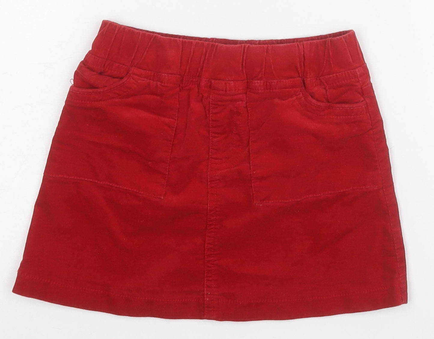 Dunnes Girls Red  Polyester A-Line Skirt Size 3-4 Years  Regular  - Kitten