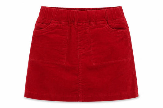 Dunnes Girls Red  Polyester A-Line Skirt Size 3-4 Years  Regular  - Kitten