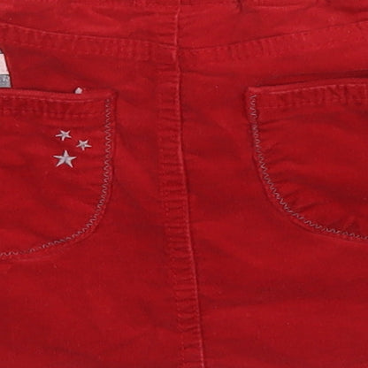 Dunnes Girls Red  Polyester A-Line Skirt Size 3-4 Years  Regular  - Kitten