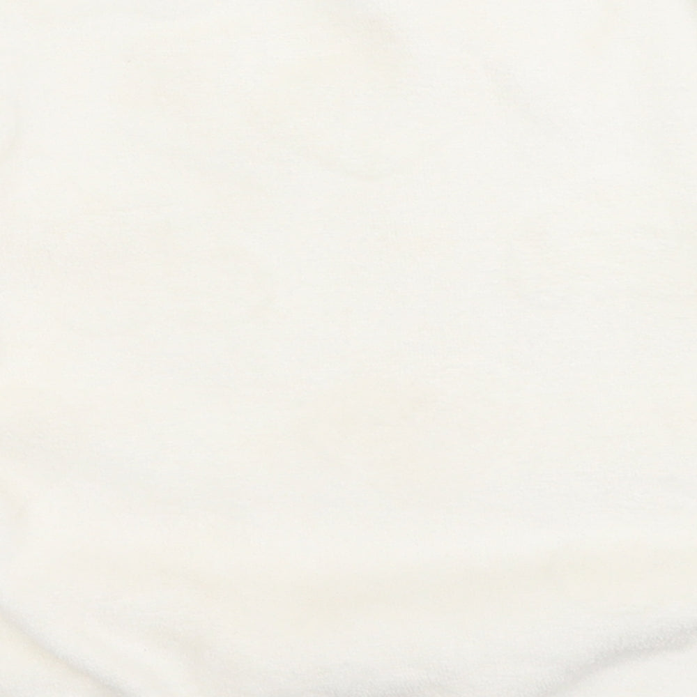 Angel  Girls White Geometric Polyester Top Pyjama Top Size 4-5 Years   - Love Heart