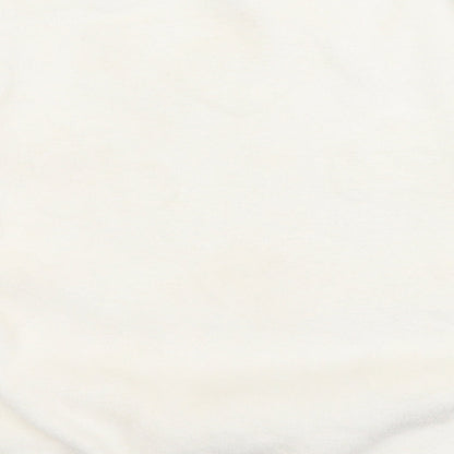 Angel  Girls White Geometric Polyester Top Pyjama Top Size 4-5 Years   - Love Heart